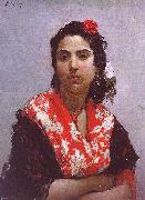 A Gypsy   Raimundo de Madrazo y  Garreta